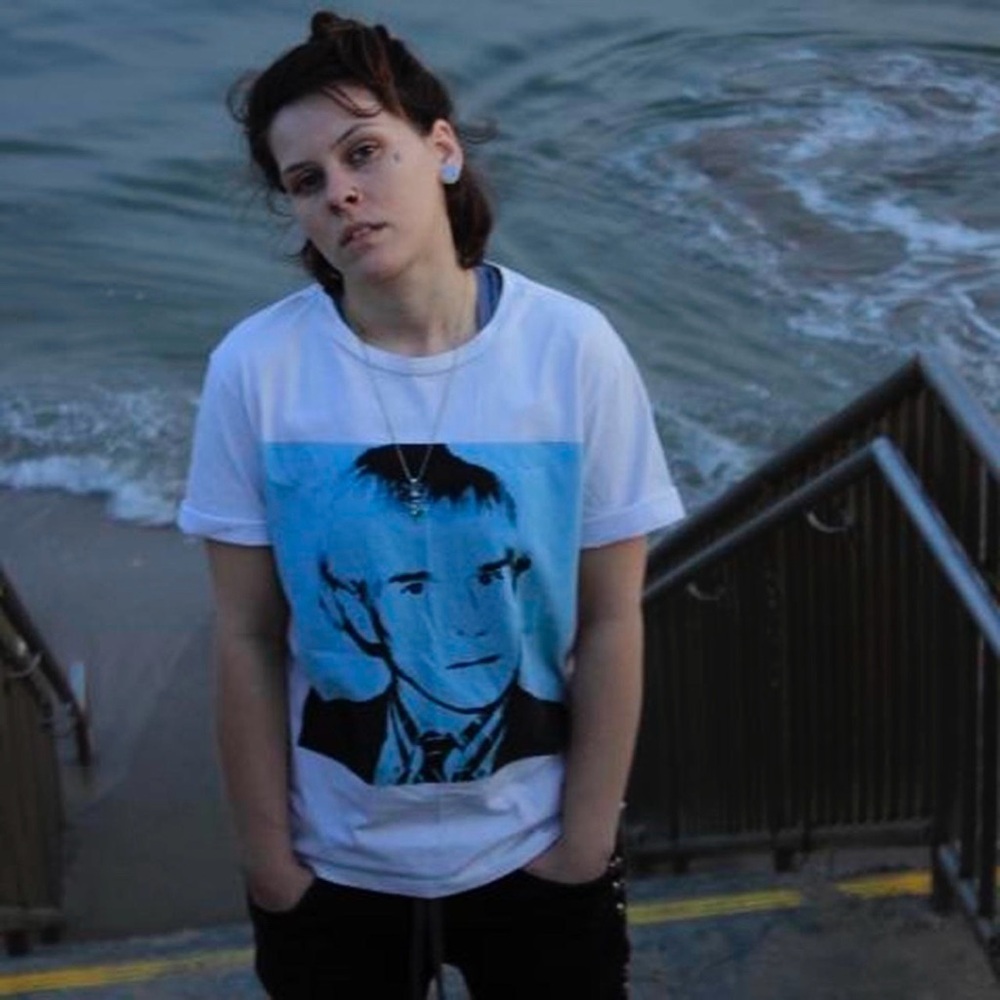 RARE VINTAGE 90s Andy Warhol and Calvin Klein Jeans Collab T Shirt